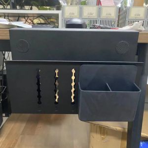 Buy cheap Black+White 2 PCS Desk Side Storage, Clamp On Side Desk Organizer With Magnetic Pen Holder from wholesalers