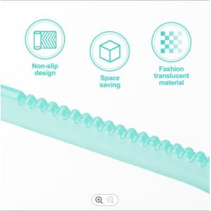 Buy cheap Translucent Thick Plastic Hangers 0.5cm Multiple T Shirt Hanger from wholesalers