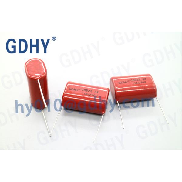 Quality Metallized Polypropylene Film Capacitor CBB22 154j250v 0.15uf P10 for sale