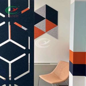 OEM Fireproof Acoustic Sound Tiles Multipurpose Triangle Shape