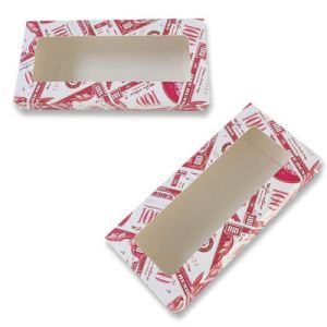 Varnish White Card Mink Eyelash Box Packaging With Window