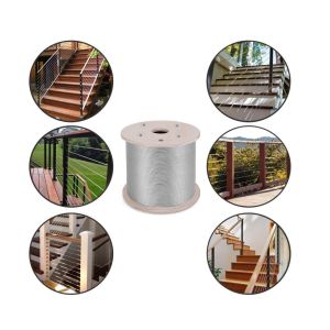 Buy cheap Customized Cable Deck Railing Metal Wire Rope 5/32" 3/16" SS316 7x19 7x7 from wholesalers