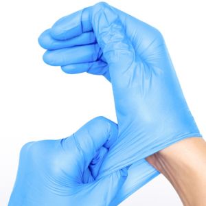Buy cheap Class I GB4806 Industrial Disposable Powder Free Nitrile Gloves Medium product
