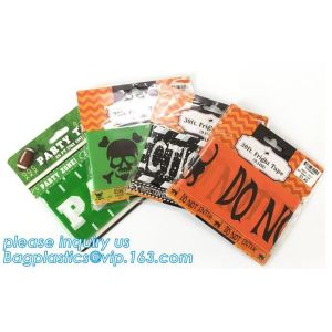 pe no adhesive fright tape halloween Caution Tape yellow warning tape,Custom