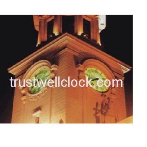 four 4 faces tower building clocks with GPS Synchronization in phase - Good