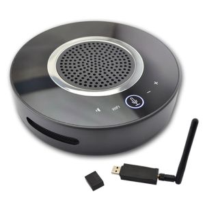 conference system wireless omnidirectional speakerphone or mic with battery and