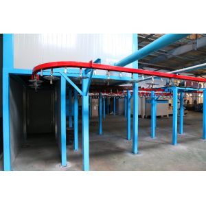 Adjustable Speed Automatic Powder Coating Machine High Productivity