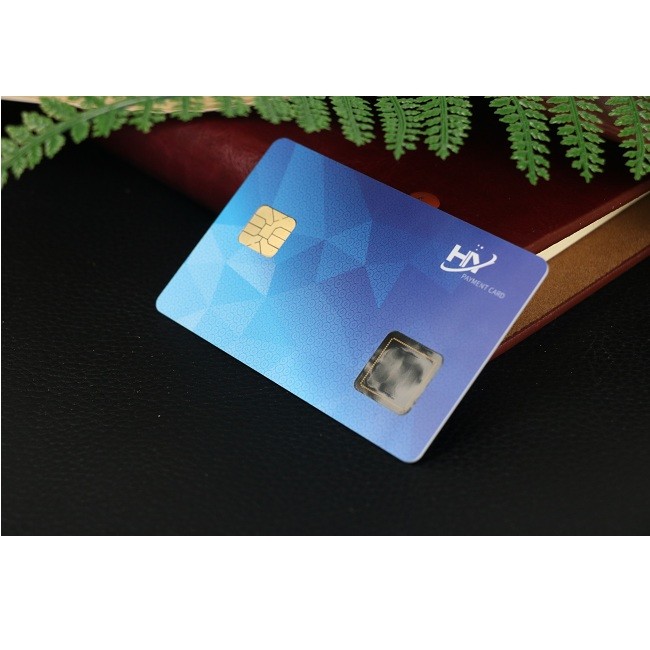 Quality Cold pressure method fingerprint debit card 7816 interface waterproof IP68 for sale