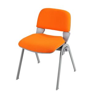 Buy cheap Foam Cushion W510cm Stackable Fabric Chairs / Writing Pad Study Chair product