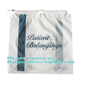 Biodegradable Drawstring Patient Belongings Bag,Manufacturer of Patient