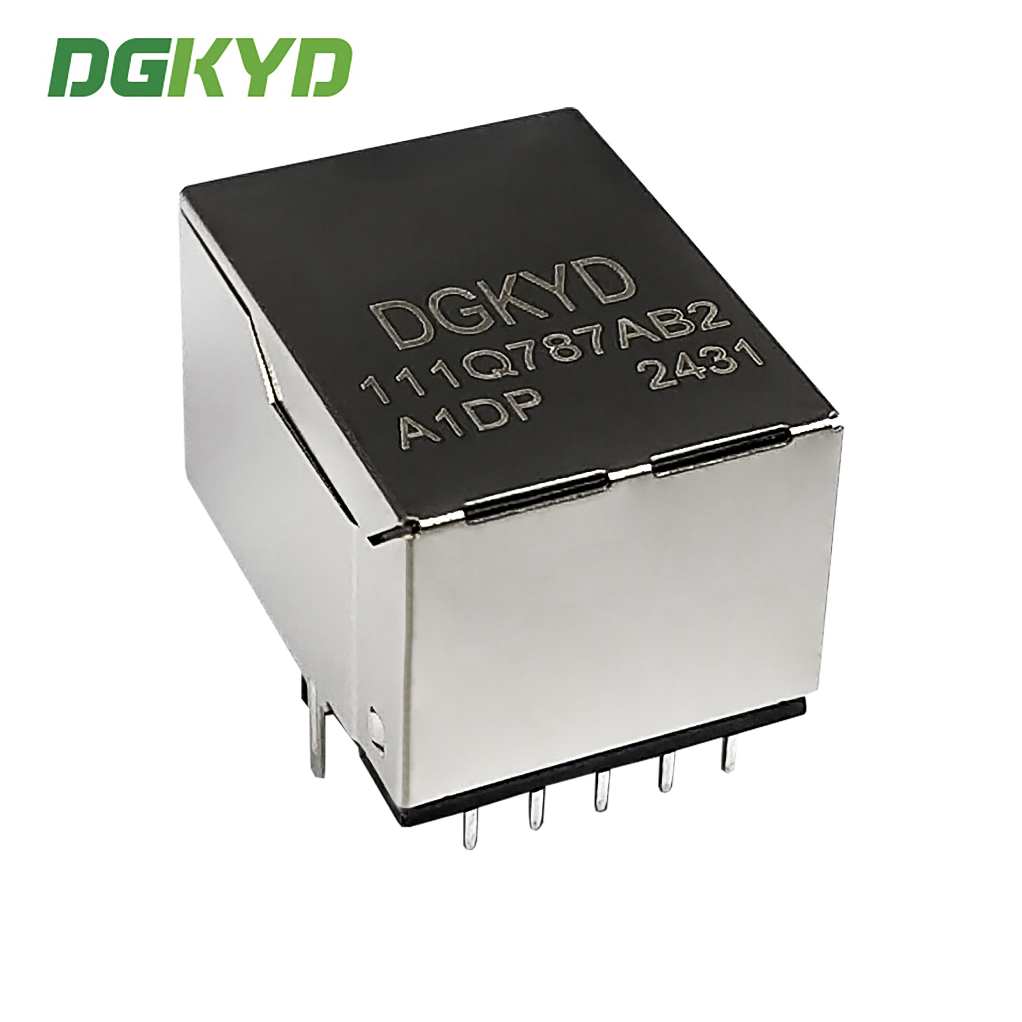 Buy cheap 1000/BASE RJ45 Connector Single Port Network Interface POE Connector With Filter DGKYD111Q787AB2A1DP from wholesalers