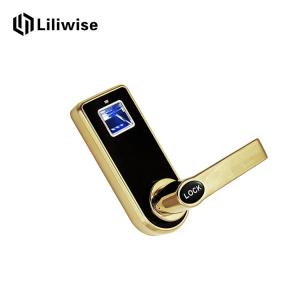 China Red Brass Fingerprint Keypad Door Lock , Smart Safety Door Locks For Apartment on sale