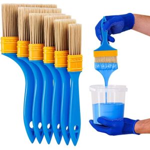 Buy cheap 6PCS Chalk Wax Paint Brush For Crafts 1 In 1.5 In 3 In 4 In from wholesalers