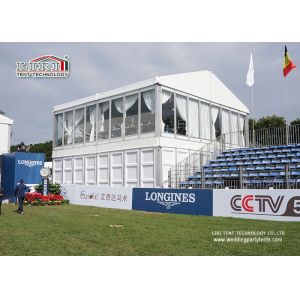 China Fire Retardant  White PVC 10×10m Aluminum Double Decker Tents for Outdoor Event on sale