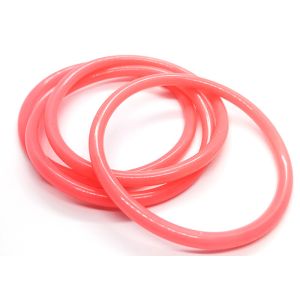 Heat Resistant Soft Silicone Rubber O Rings Round Shaped With Different Colors