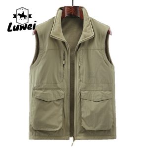 Buy cheap Wholesale Custom High Quality Casual Loose Utility Clothes Sleeveless Waterproof Warmer Winter Vest For Men from wholesalers