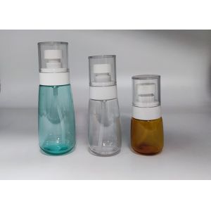 Buy cheap 15ml 30ml 50ml Empty Round Plastic Bottle With Pump Sprayer Custom Color from wholesalers