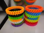 13mm width Twist Rubber Bracelets,Silicone Braided bracelet,Silicone CHAIN
