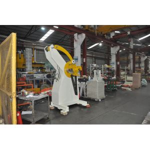 Buy cheap Lamination Stamping Uncoiler With Coiling Block Expansion Mode And Pneumatic Pressing Arm from wholesalers
