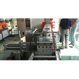 Buy cheap PET Parallel Screw Plastic Granules Machine  , Film Pelletizing Extrusion Line from wholesalers