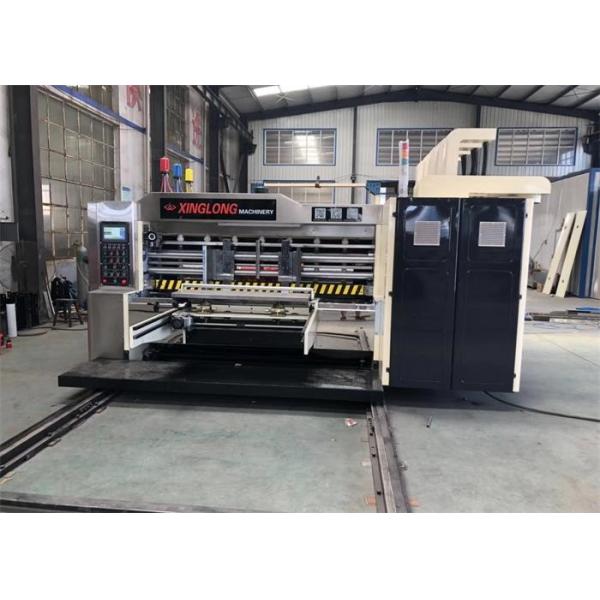 Quality Flexo printer slotter die cutter machine with ceramic anilox roller doctor blade for sale