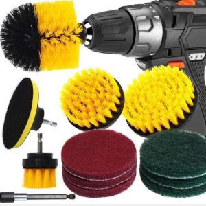 Buy cheap 12 Pcs Drill Brush Attachment Set with Pad Sponge and Extend Attachment from wholesalers