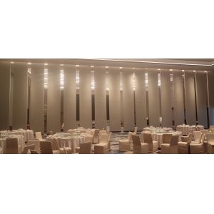 Office Wooden Operable Partition Walls , Movable Room Dividers