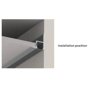 Buy cheap LED aluminum extrusion profile for ceiling Decoration, Frosted/Clear/Diffuser cover,1m 2m 3m from wholesalers