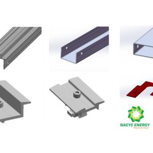 Aluminum Bracket Flat Roof Solar Power Mounting SystemLighting System Mounting