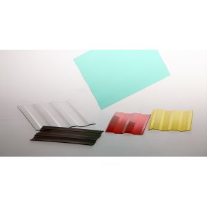 Blue Well Straight Character Diamond Embossed Polycarbonate Sheet Transparent PC