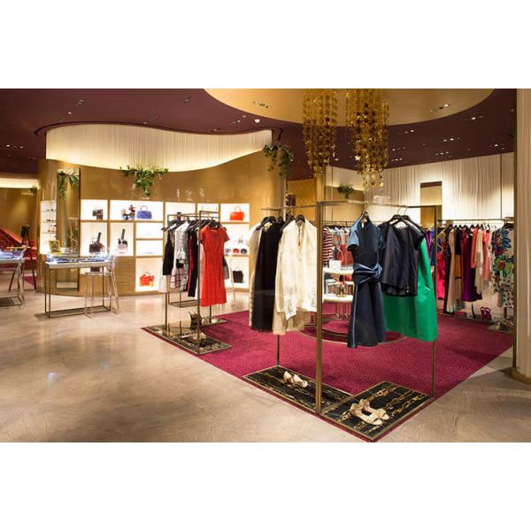 Buy cheap Rust Proof Metal Frame Display Stands Stainless Steel Garment Rack from wholesalers