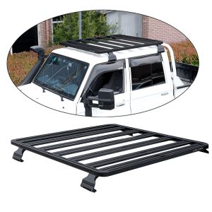 Buy cheap Process Laser Cutting Black Universal Roof Rack for LC76 Durable and Sturdy from wholesalers