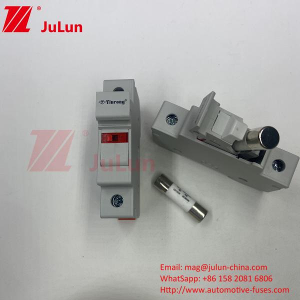 Buy cheap Solar Photovoltaic Protection RT18-32 15A 20A 32A Fuse Holder With Led Indicator For S from wholesalers