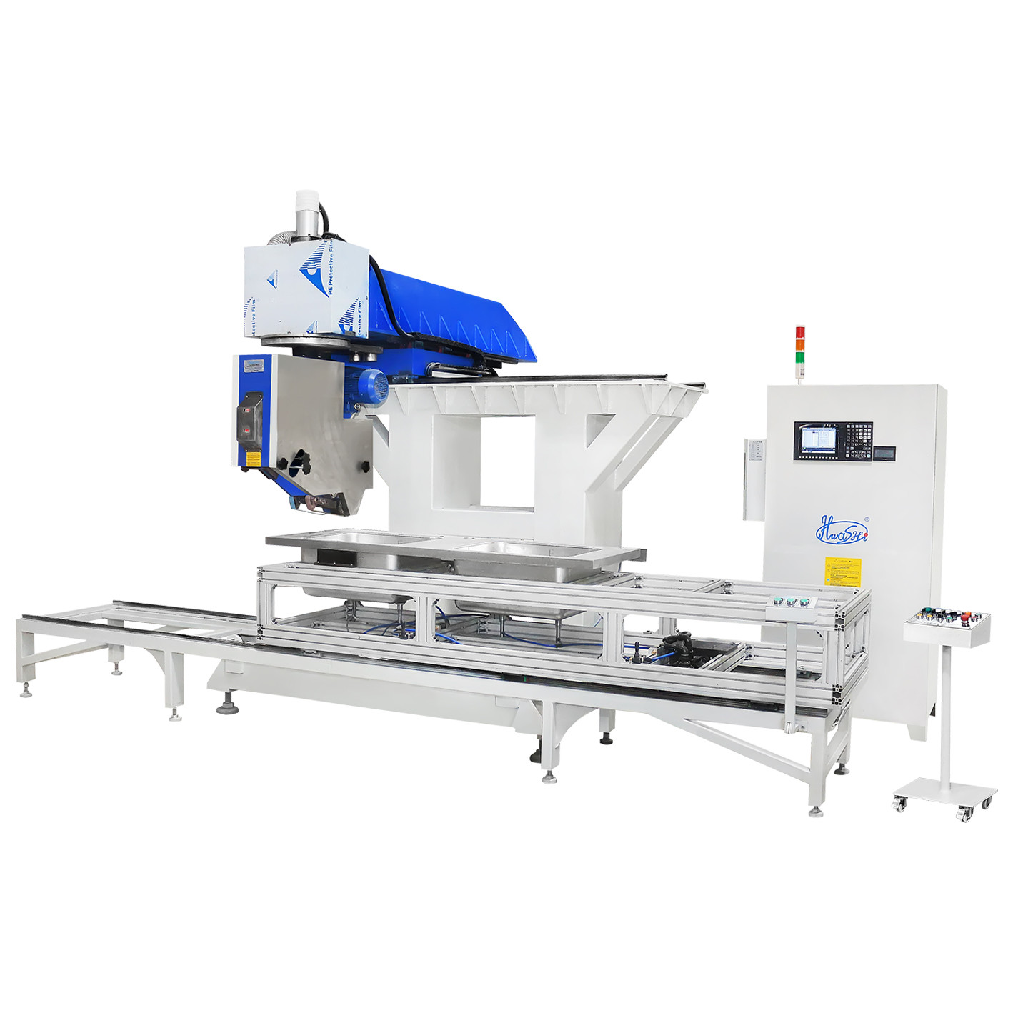 Buy cheap HWASHI CNC Automatic Sink Polishing Grinding Machinery For Stainless Steel Sink Edge Seam Roll Welding product
