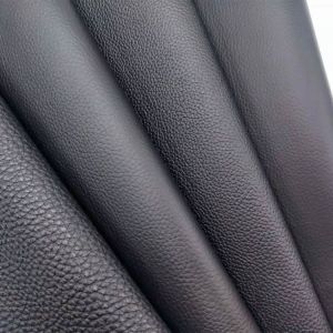 Pvc Various Lychee Grain Patterns Artificial Synthetic Leather Cheap Price Chair