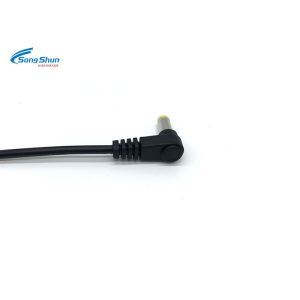 Buy cheap Custom Length Right Angle DC Extension Cable , Jack 5.5 X 2.5mm CONN 2.5 Mm DC Power Cable from wholesalers