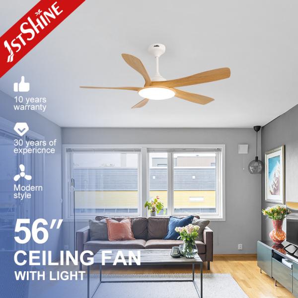 Modern Design 5 ABS Blades LED Ceiling Fan with Silent Motor and ROHS Certificat