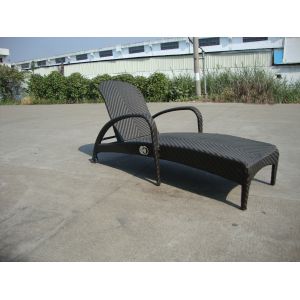 Buy cheap hotel garden sun lounger rattan chaise lounge from wholesalers
