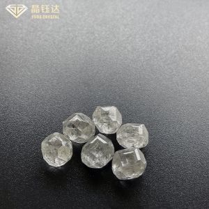 5.0mm To 15.0mm Rough Artificially Grown Diamonds 0.60 To 15.00 Carat