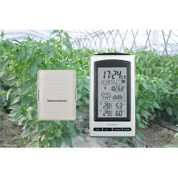 Wireless Weather Station With Temperature Barometric Humidity Alarm Clock And
