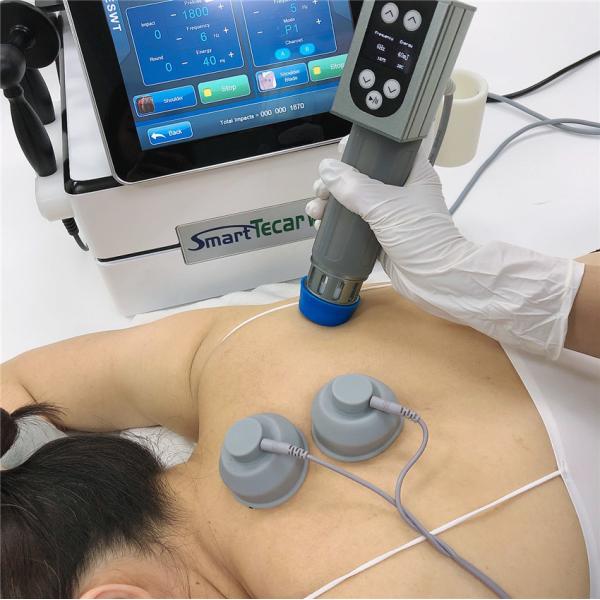 Buy cheap 3 In 1 Tecar Diathermy EMS Shockwave Machine For Body Physiotherapy For Sport injury And Cellulite Effect from wholesalers