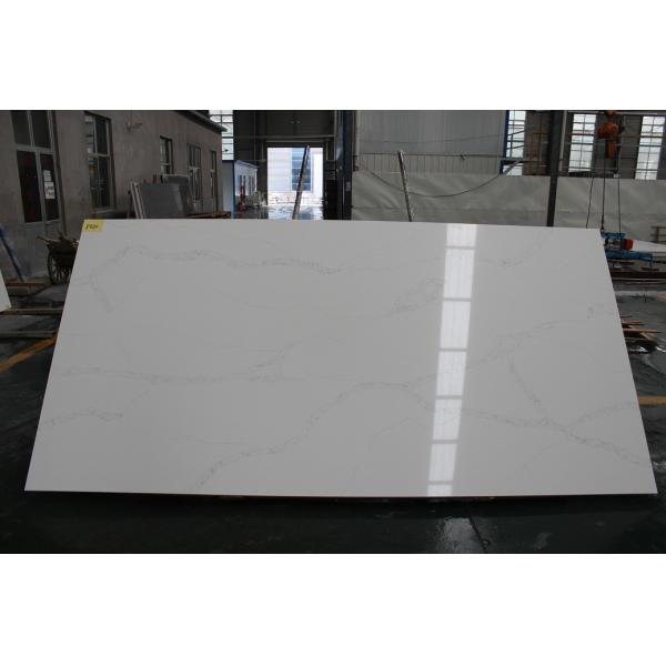 Buy cheap Manmade Stain Resistant Calacatta Quartz Countertops For Island In Hotel from wholesalers