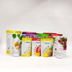 Custom Printed Ziplockstand Up Food Pouches Snack Packaging Bag