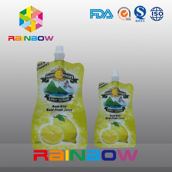 140ml 200ml Re-Sequeezed Baby Food Spout Pouch with double zipper