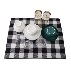 Buy cheap Foldable 100%Polyester Dish Drying Mat Quick Dry Printing Patterns from wholesalers