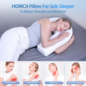Buy cheap Pillow for Side Sleeper Body Pillow for Adults Memory Foam Pillow with U-Shaped Contoured Support  Pain Relief with from wholesalers