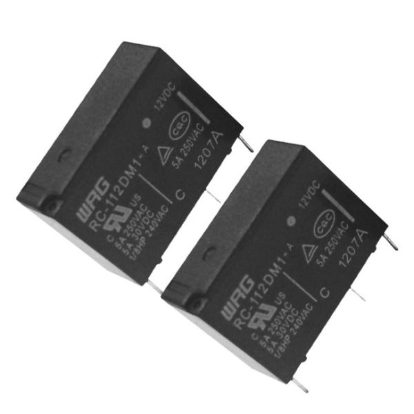 PCB Mounting 12V SPST Relay Resistant To Soldering Cleaning Ideal