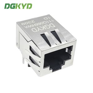 DGKYD111Q066HWA1D Gigabit Integrated Filter RJ45 Network Connector Lightless