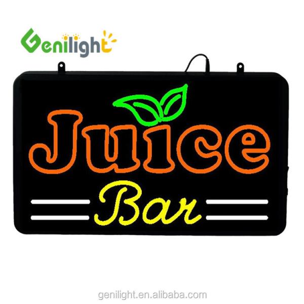 Buy cheap GLT-LSN5633-016 Juice Bar Neon Advertising Window Sign with 5mm or 8mm LED Light Source from wholesalers