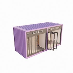 Buy cheap 20ft Container Pop Up Coffee Shop Restaurant Mobile Container Bar with Modern Design and Customized Color from wholesalers